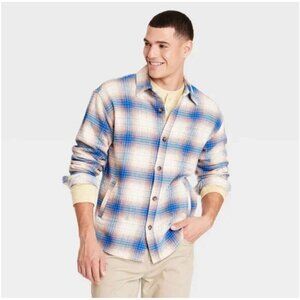Goodfellow & Co Men’s heavyweight standard fit flannel size S NWT